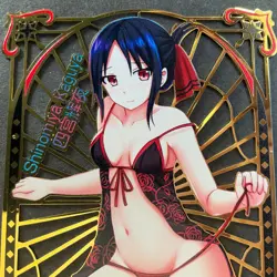 WES - Goddess Story Gold METAL Card - Serial Number #188/200! Shinomiya Anime - Image 2