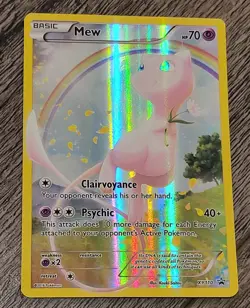Mew XY110 - XY Black Star Promo Holo Foil Full Art Pokemon Card - Near Mint ! - Image 1