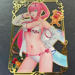 Goddess Story Gold METAL Card - Serial Number #007/200! Zero Two 2 *READ* - Image 1