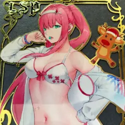 Goddess Story Gold METAL Card - Serial Number #007/200! Zero Two 2 *READ* - Image 2