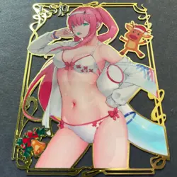 Goddess Story Gold METAL Card - Serial Number #007/200! Zero Two 2 *READ* - Image 4