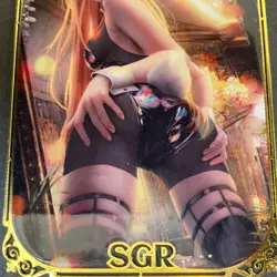 Goddess Story Gold METAL Card - Serial Number #003/200! Power Chainsaw *READ* - Image 3