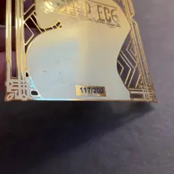 Goddess Story Gold METAL Card - Serial Number #117/200! Nami Bikini *READ* - Image 3