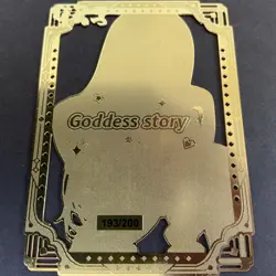 Goddess Story Gold METAL Card - Serial Number #193/200! BOA Hancock *READ* - Image 5