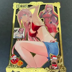 Goddess Story Gold METAL Card - Serial Number #104/200! Zero Two 2 *READ* - Image 1