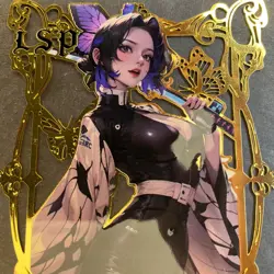 Goddess Story Gold METAL Card - Serial Number #057/100! Demon Slay *READ* - Image 2