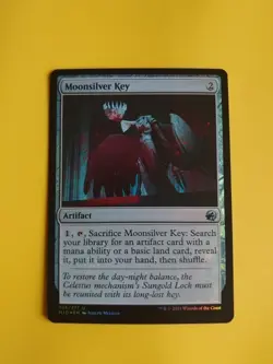 Moonsilver key. MID FOIL artifact MTG Card. - Image 1