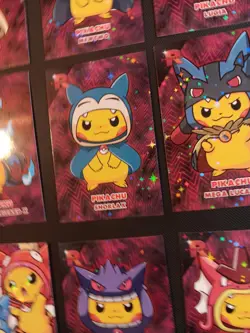 Pikachu Poncho Set STAR Holo Team Rocket Card Database Peru Pokemon Full Set - Image 2