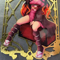 Goddess Story Gold METAL Card - Serial Number #042/200! Demon Slay *READ* - Image 3