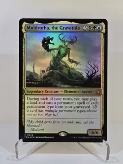 MTG Magic the Gathering Muldrotha, the Gravetide (Foil) Foundations - Image 1