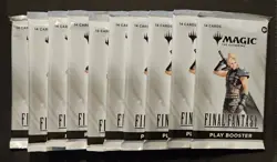 New Sealed Magic The Gathering: 10x Final Fantasy Play Booster Pack - Image 1