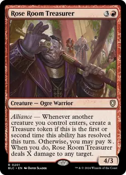 MTG Bloomburrow Commander - Rose Room Treasurer - Image 1