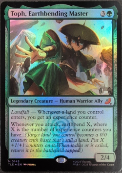 Toph, Earthbending Master Avatar: The Last Airbender Foil MTG Mint - Image 1