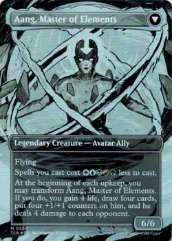 MTG Avatar Aang (Borderless) (308) | NM Foil | Avatar: The Last Airbender {TLA} - Image 3