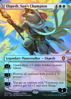 Elspeth, Sun's Champion (Borderless) - Foil - Image 1