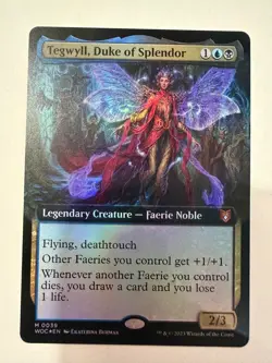 MTG Tegwyll, Duke of Splendor (Extended Art) WOC FOIL NM/M 039 - Image 1