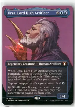 Urza, Lord High Artificer (Borderless) Commander Masters Regular - Image 1
