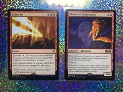 MTG Regular: TSR 182/289 Reiterate; M21 136/274 Chandra's Incinerator - Image 1