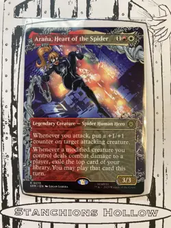 MTG Arana, Heart of the Spider (Borderless) - Marvel's Spider-Man (SPM) R 0213 - Image 1