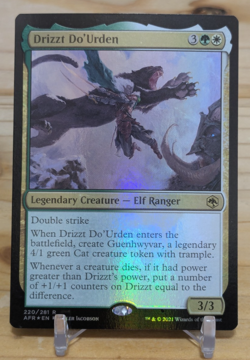 Drizzt Do'Urden Adventures in the Forgotten Realms foil Legendary Creature MTG - Image 1