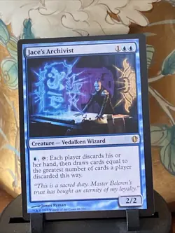 Jace's Archivist 48/356 Rare NM REGULAR TCG CARD MTG Commander 2013: - Image 1