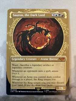 MTG Sauron, the Dark Lord *SHOWCASE* The Lord of the Rings 0329 NM - Image 1