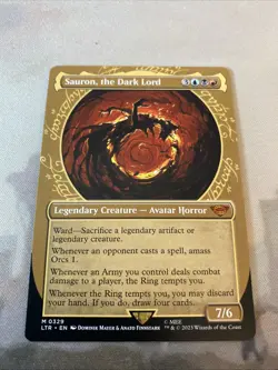 MTG Sauron, the Dark Lord *SHOWCASE* The Lord of the Rings 0329 NM - Image 2