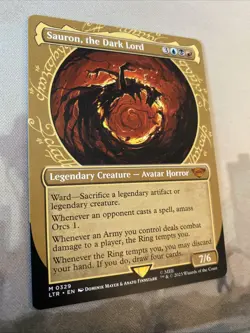 MTG Sauron, the Dark Lord *SHOWCASE* The Lord of the Rings 0329 NM - Image 3