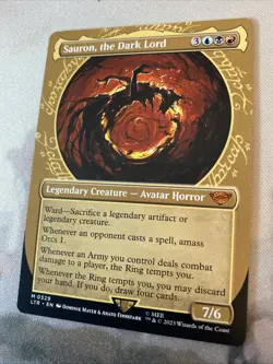 MTG Sauron, the Dark Lord *SHOWCASE* The Lord of the Rings 0329 NM - Image 4