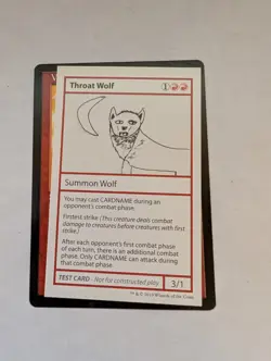 MTG Throat Wolf Mystery Booster: Convention Edition Exclusives - Image 1