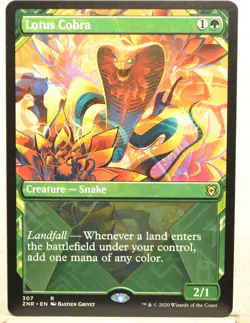 Lotus Cobra (SHOWCASE) x1 - ZNR Zendikar Rising - Pack Fresh - MTG - Image 1