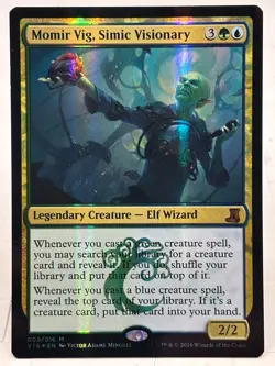 Momir Vig, Simic Visionary LP/NM* FOIL From The Vault: Lore 009/016 -UnltdCards - Image 1