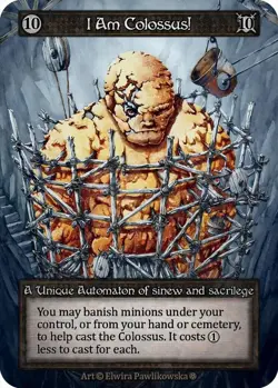 Sorcery: Contested Realm I Am Colossus! Unique Regular NM (GT) - Image 1
