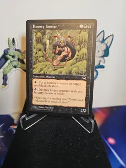 Magic the Gathering MTG Tempest Creature Bounty Hunter Rare Black - Image 1