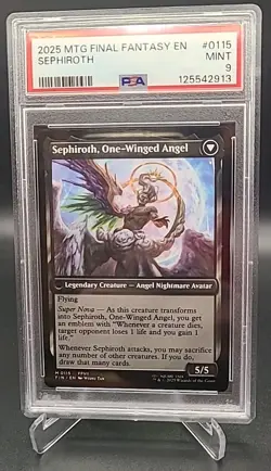 Sephiroth, Fabled SOLDIER Final Fantasy Regular * PSA 9 * ** NEW LOW PRICE ** - Image 1