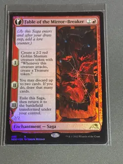 MTG - Fable of the Mirror Breaker - Extended Art FOIL - NEO #465 - Image 1