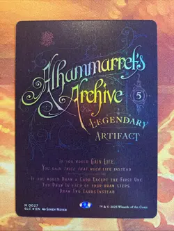 MTG Foil Showcase Alhammarret's Archive Secret Lair: An Encyclopedia of MagicT! - Image 1