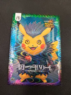 Deathnote (Pikachu) #148 - Galaxy Holo - Electric Pikachu Cosplay - Pokemon - Image 1