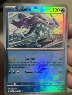 Suicune 024/131 - Prismatic Evolutions Master Ball Pattern Holo Pokemon TCG NM! - Image 1