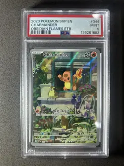 Pokemon TCG Charmander 044 Scarlet & Violet Promo Holo Basic PSA 9 Card 2023 - Image 1
