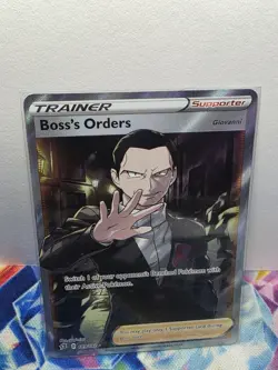 Boss's Orders 189/192 Full Art Trainer Rebel Clash Pokemon TCG - NM/MT - Image 1