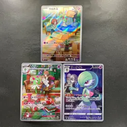 NM 3 card Ralts AR 083/078 Kirlia AR 084/078 Gardevoir CHR 196/184 Pokemon 1740 - Image 1