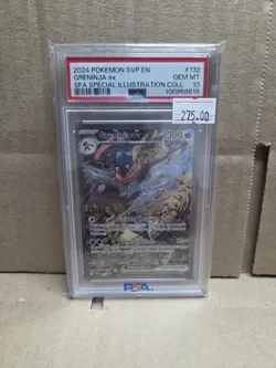 PSA 10 Greninja Ex Special Illustration 132 2024 SVP EN Pokemon Promo 114088454 - Image 1
