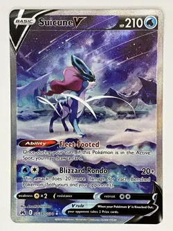 Suicune V NM GG38/GG70 Crown Zenith: Galarian Gallery Pokemon TCG Holo - Image 1