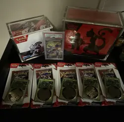 Pokemon TCG: 🔥 Destined Rivals Sealed Booster Box Bundle Lot 8pc See Pics!🔥 - Image 1