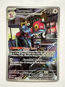 Pokemon Porygon-Z 214/182 Illustration Rare Holo PAR - Image 1