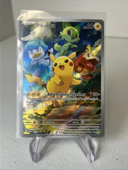 2023 Pokemon Scarlet And Violet Promo Pikachu 027 - Image 1