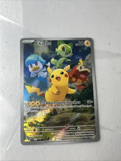 2023 Pokemon Scarlet And Violet Promo Pikachu 027 - Image 2