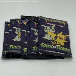 Lot Of 8 Pokemon Trick Or Trade TCG Packs (New) - Image 1