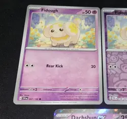 Fidough Dachsbun Pokemon TCG Collection Set of 5- 4 English 1 JP EX R-Holo NM/M - Image 5